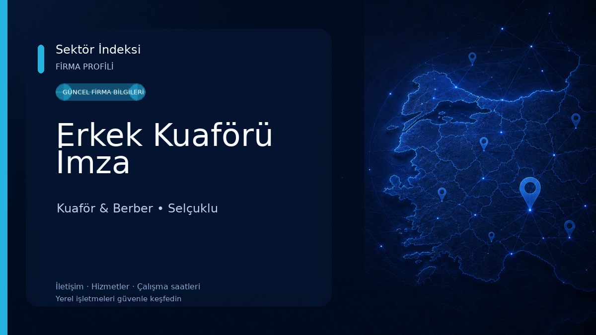 Erkek Kuaförü İmza