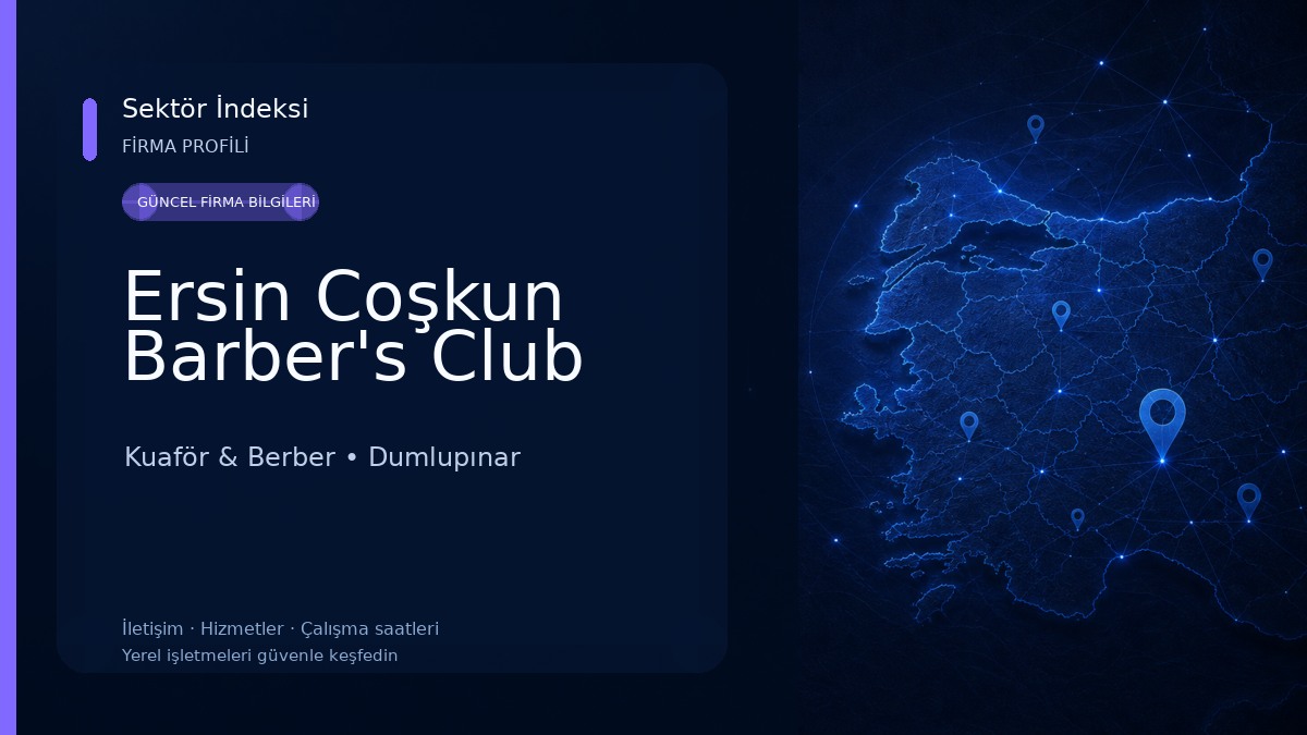 Ersin Coşkun Barber's Club Kuaför & Berber
