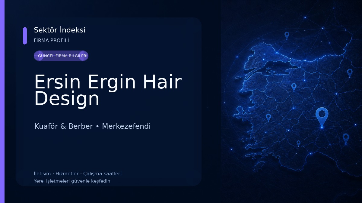 Ersin Ergin Hair Design Kuaför & Berber