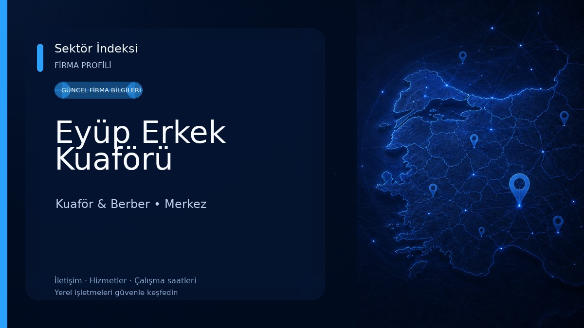 Eyüp Erkek Kuaförü Kuaför & Berber
