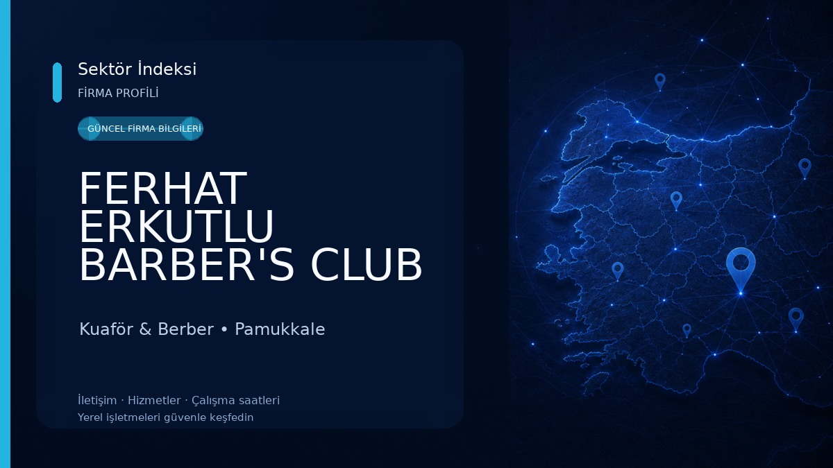 FERHAT ERKUTLU BARBER'S CLUB Kuaför & Berber