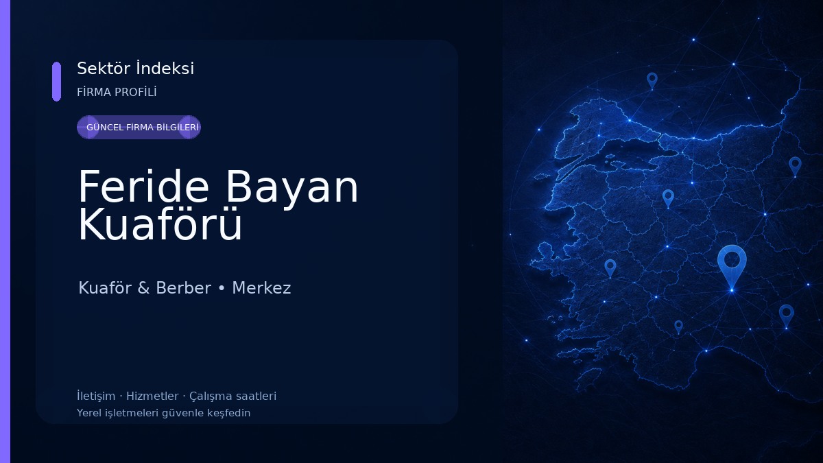 Feride Bayan Kuaförü Kuaför & Berber