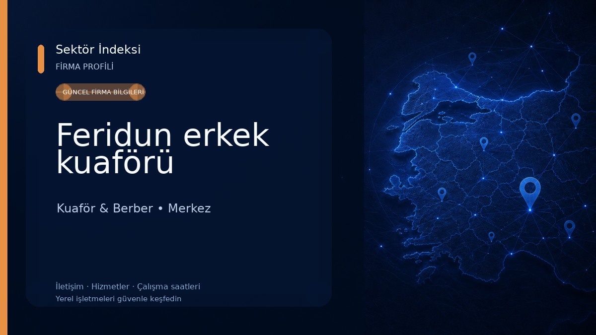 Feridun erkek kuaförü Kuaför & Berber