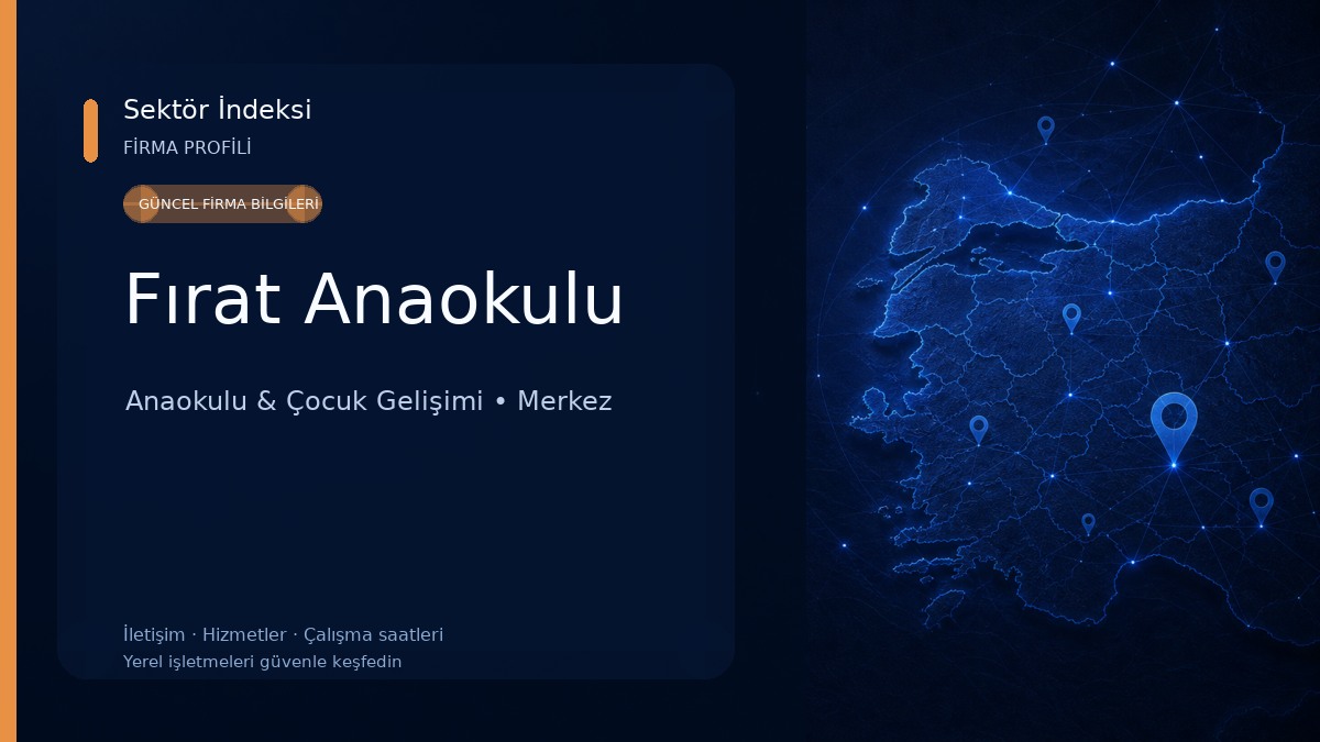 Fırat Anaokulu Anaokulu & Çocuk Gelişimi