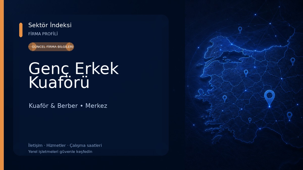 Genç Erkek Kuaförü