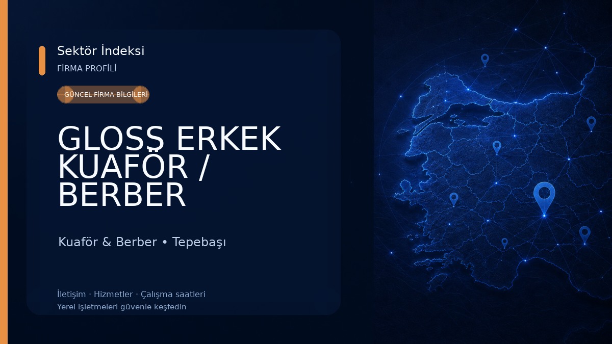 GLOSS ERKEK KUAFÖR / BERBER