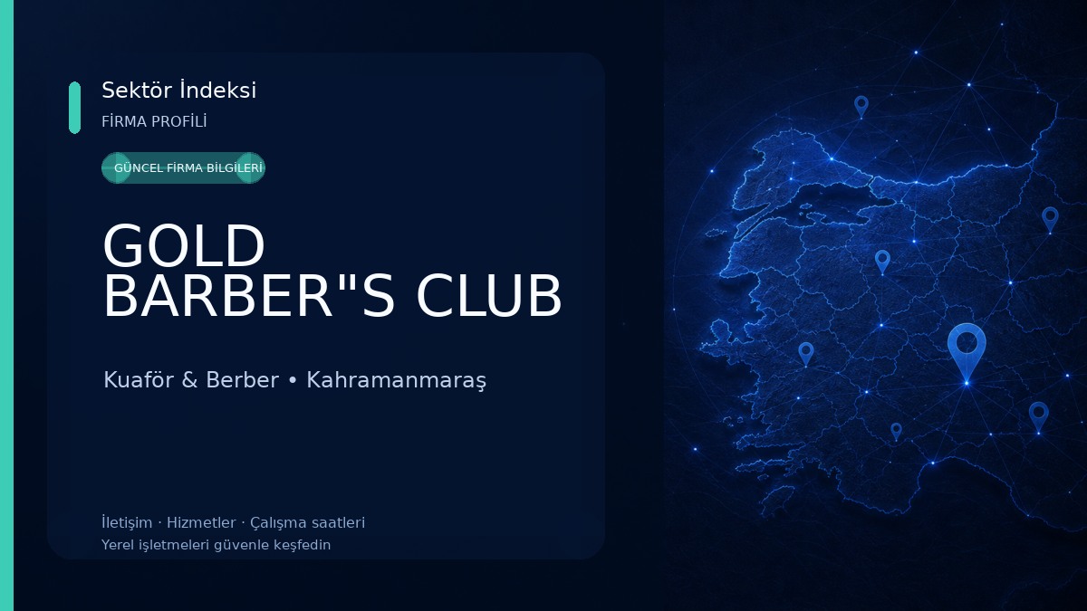 GOLD BARBER"S CLUB Kuaför & Berber