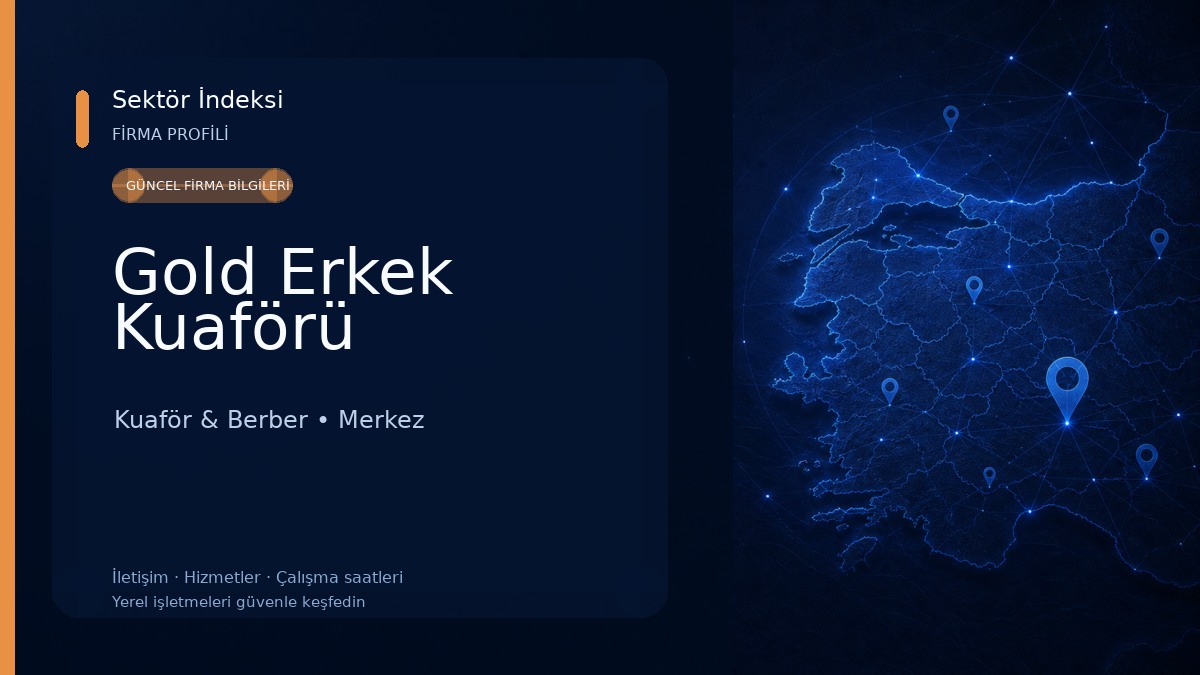 Gold Erkek Kuaförü Kuaför & Berber