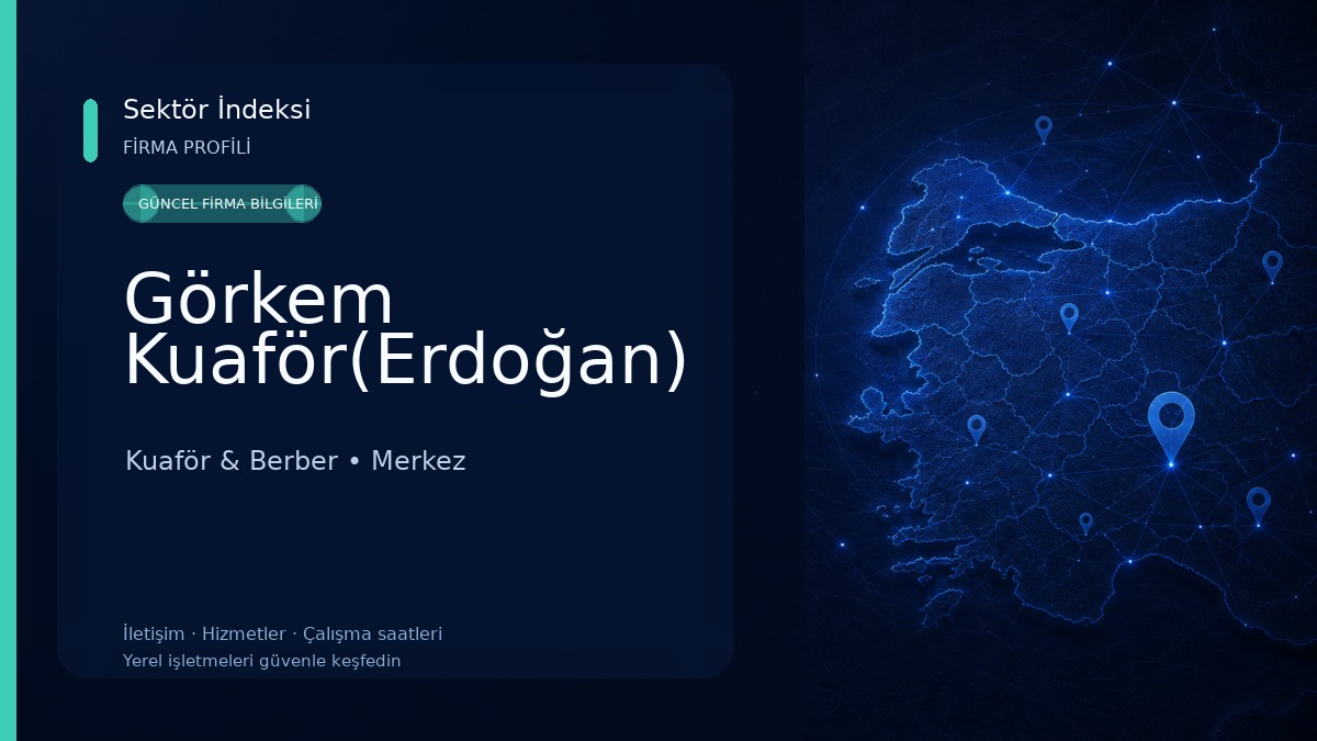 Görkem Kuaför(Erdoğan) Kuaför & Berber