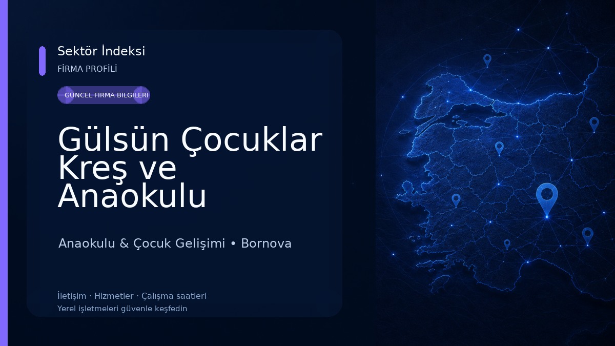 Gülsün Çocuklar Kreş ve Anaokulu Anaokulu & Çocuk Gelişimi