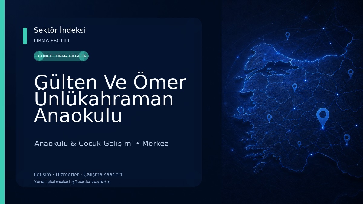 Gülten Ve Ömer Ünlükahraman Anaokulu Anaokulu & Çocuk Gelişimi