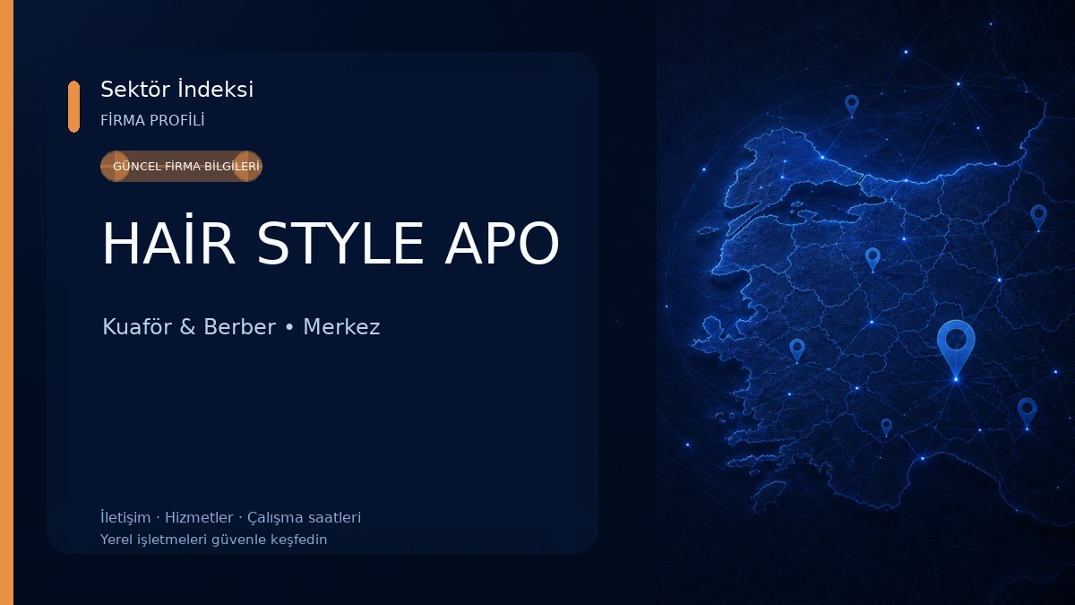 HAİR STYLE APO Kuaför & Berber
