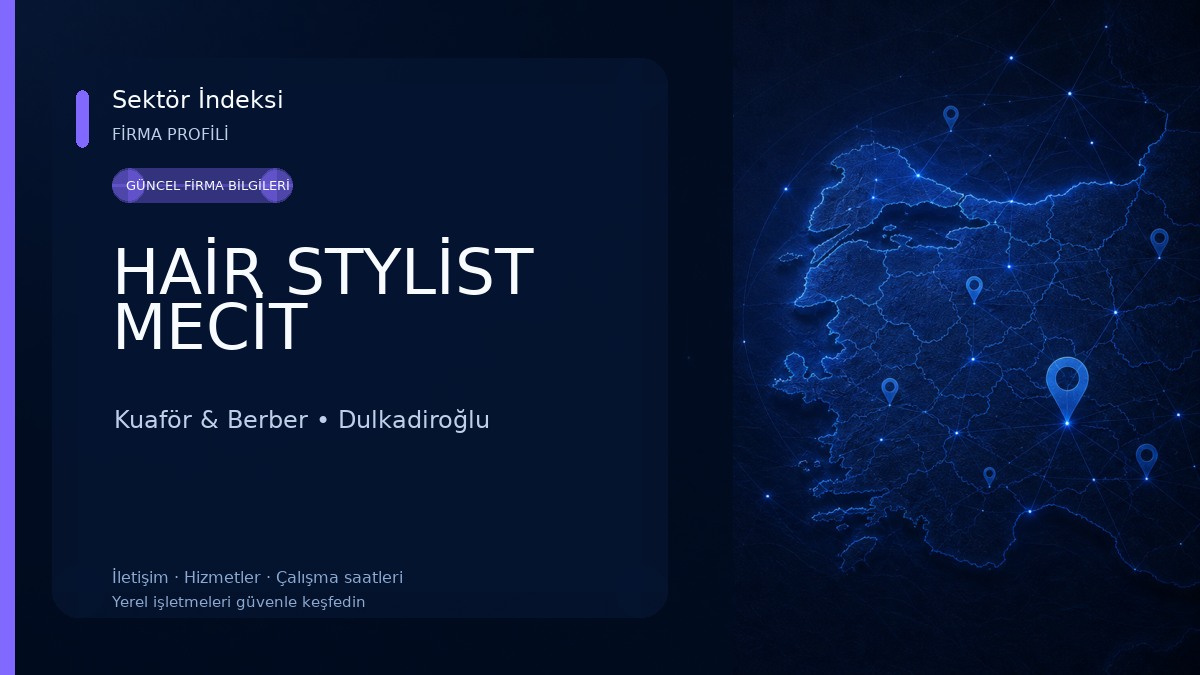 HAİR STYLİST MECİT Kuaför & Berber