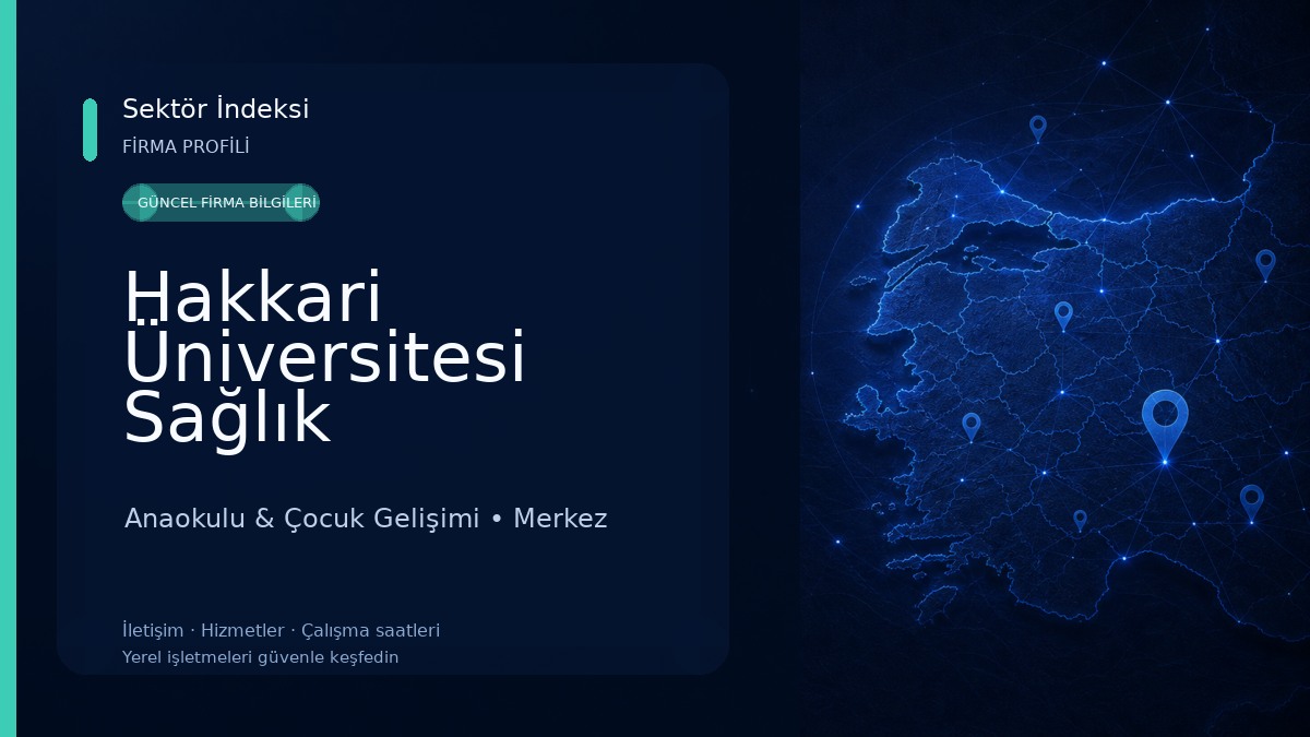 Hakkari Üniversitesi Sağlık Hizmetleri Meslek Yüksekokulu