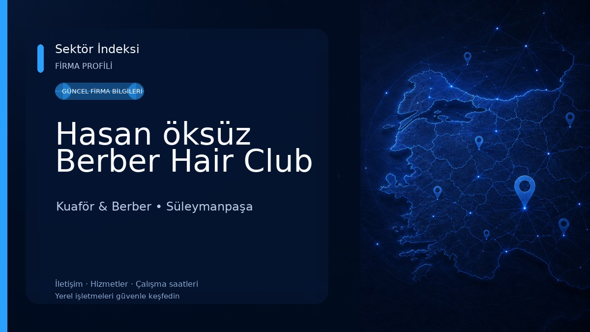 Hasan öksüz Berber Hair Club Kuaför & Berber