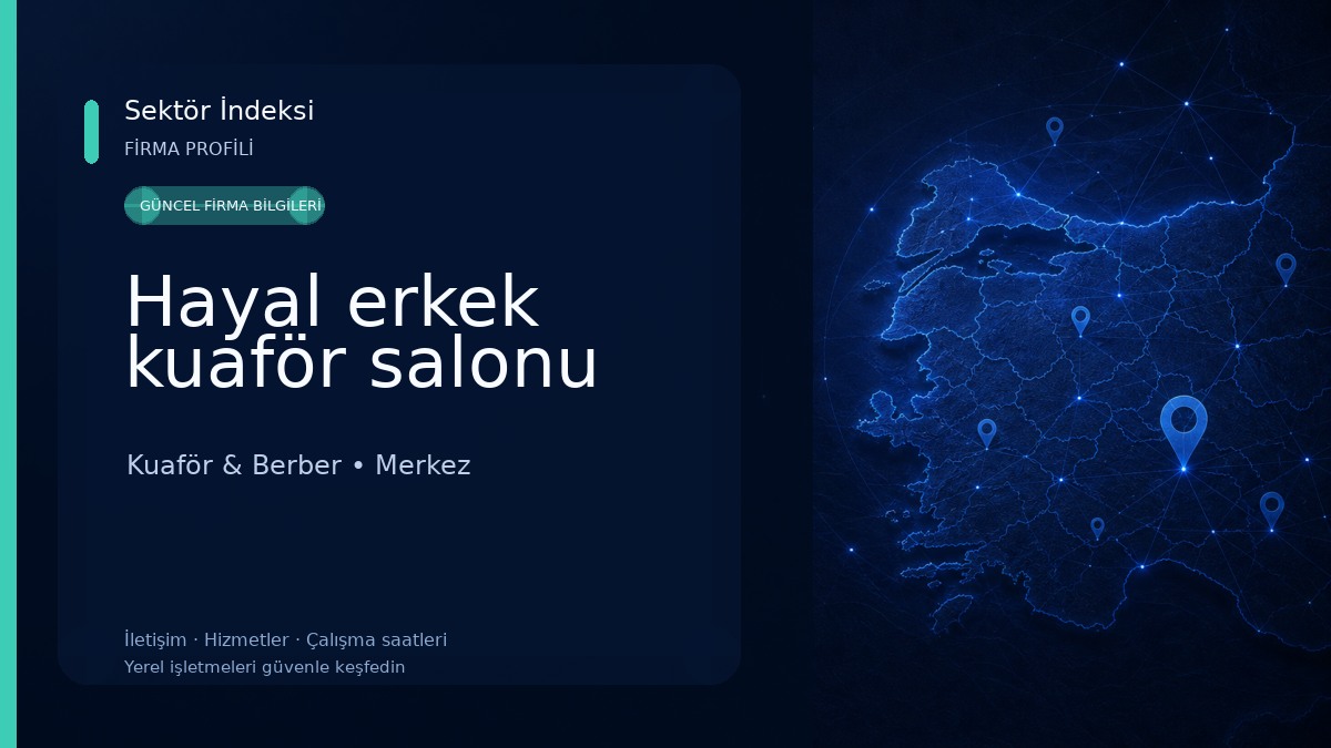 Hayal erkek kuaför salonu Kuaför & Berber