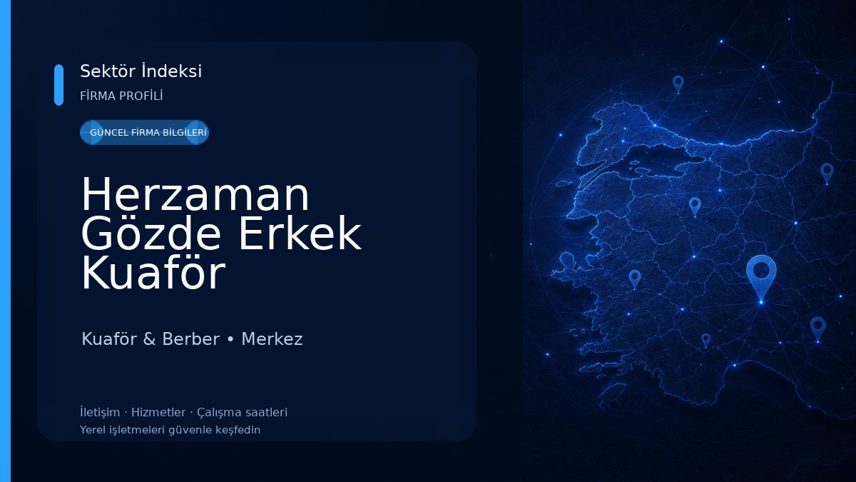 Herzaman Gözde Erkek Kuaför