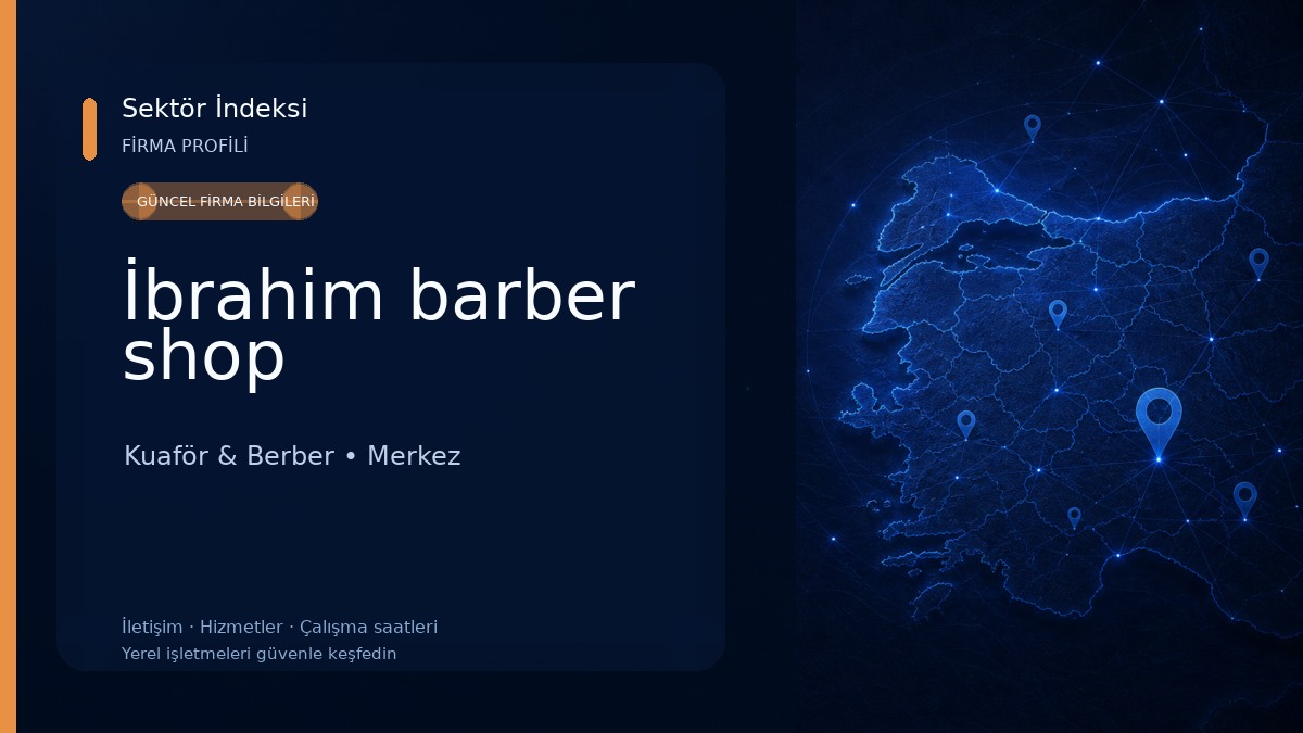 İbrahim barber shop Kuaför & Berber