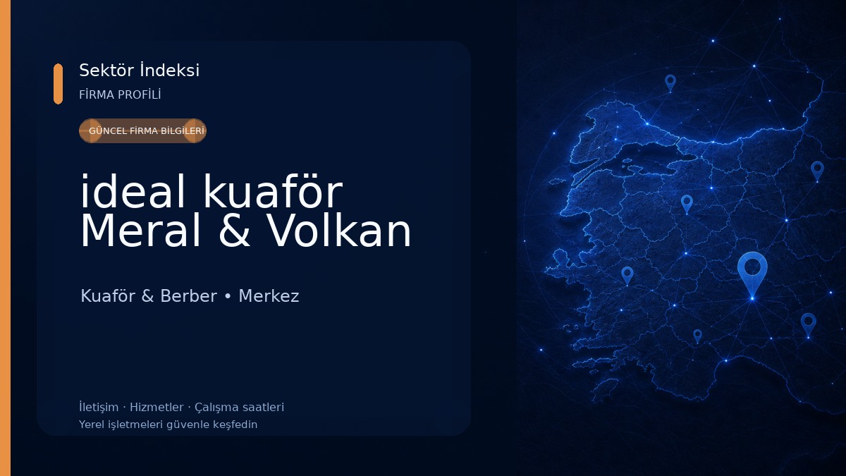 ideal kuaför Meral & Volkan Kuaför & Berber