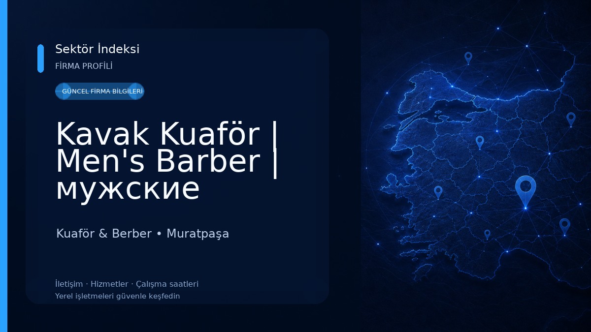Kavak Kuaför | Men's Barber | мужские парикмахерские