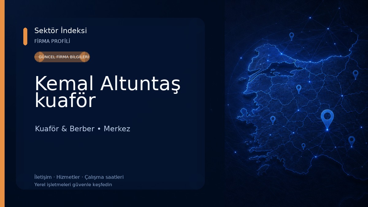 Kemal Altuntaş kuaför