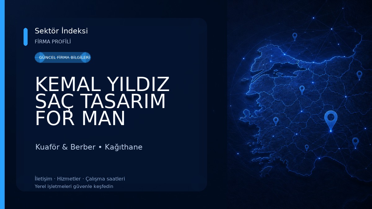 KEMAL YILDIZ SAÇ TASARIM FOR MAN Kuaför & Berber