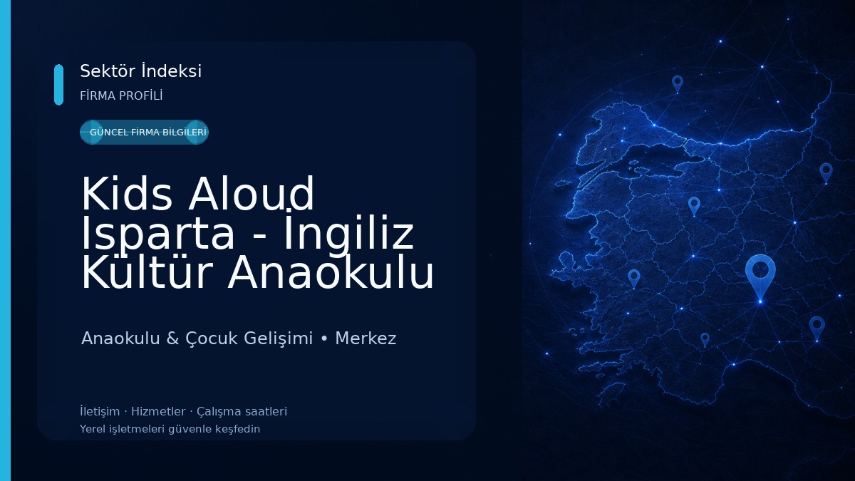 Kids Aloud Isparta - İngiliz Kültür Anaokulu Anaokulu & Çocuk Gelişimi