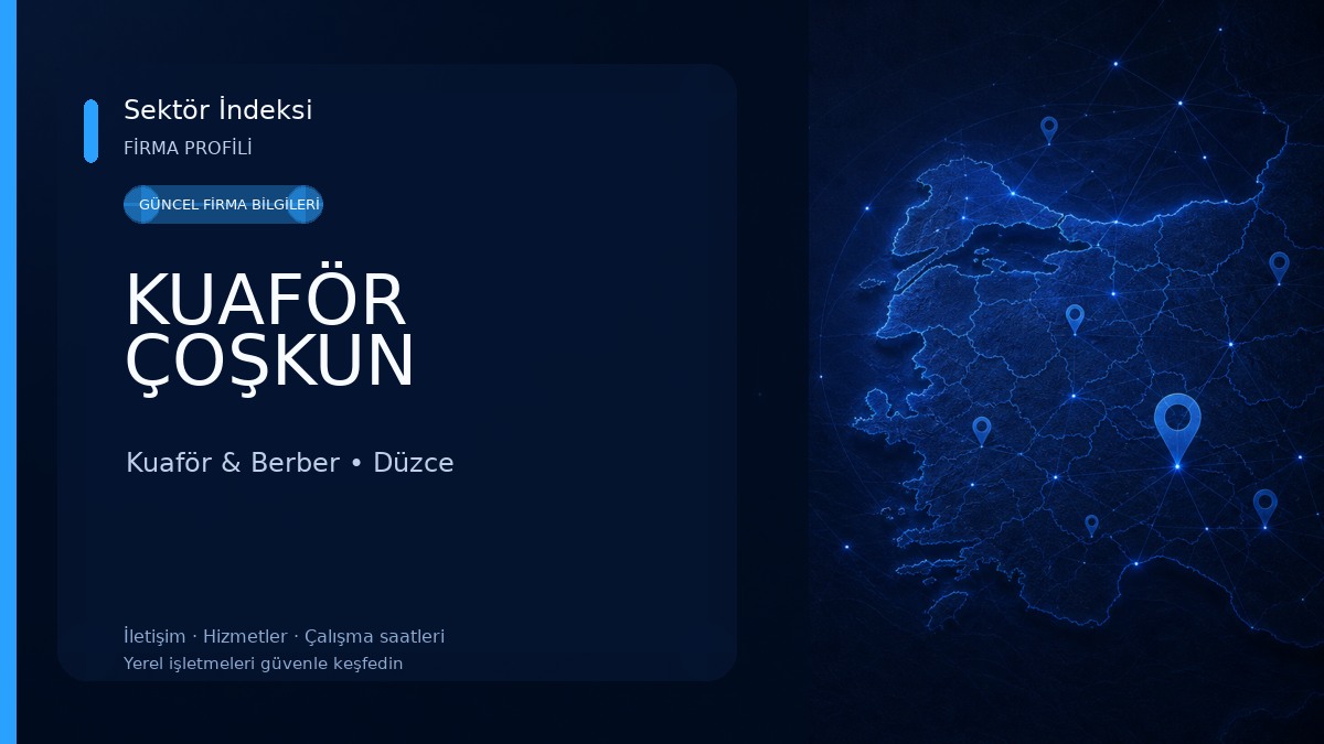 KUAFÖR ÇOŞKUN
