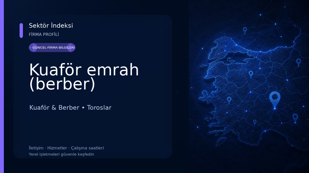 Kuaför emrah (berber) Kuaför & Berber