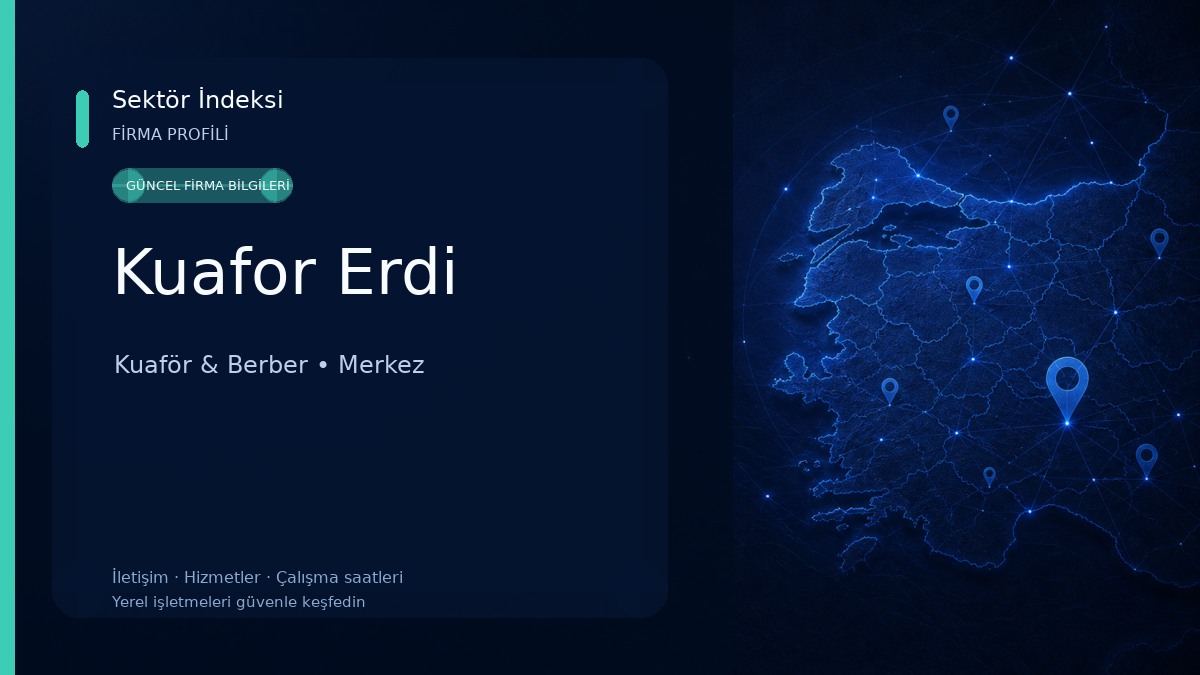Kuafor Erdi
