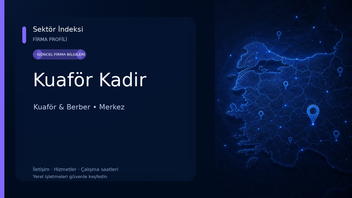 Kuaför Kadir