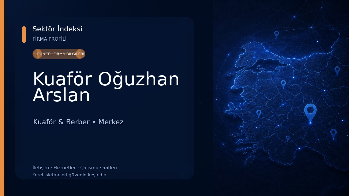 Kuaför Oğuzhan Arslan