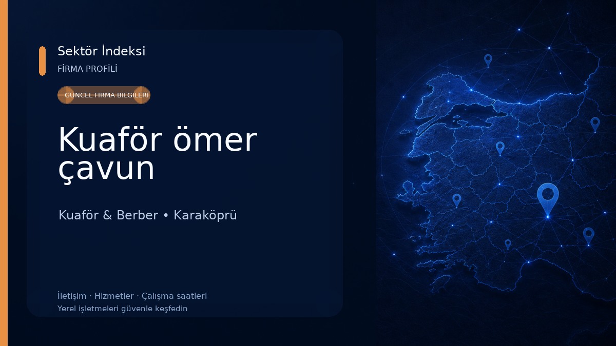 Kuaför ömer çavun