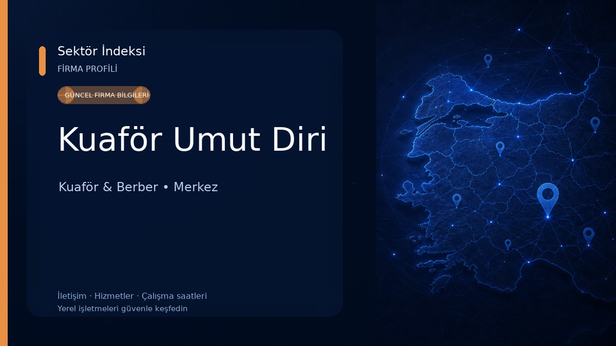 Kuaför Umut Diri Kuaför & Berber