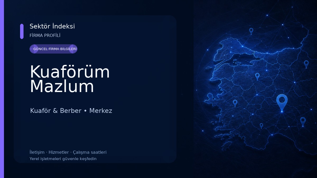 Kuaförüm Mazlum