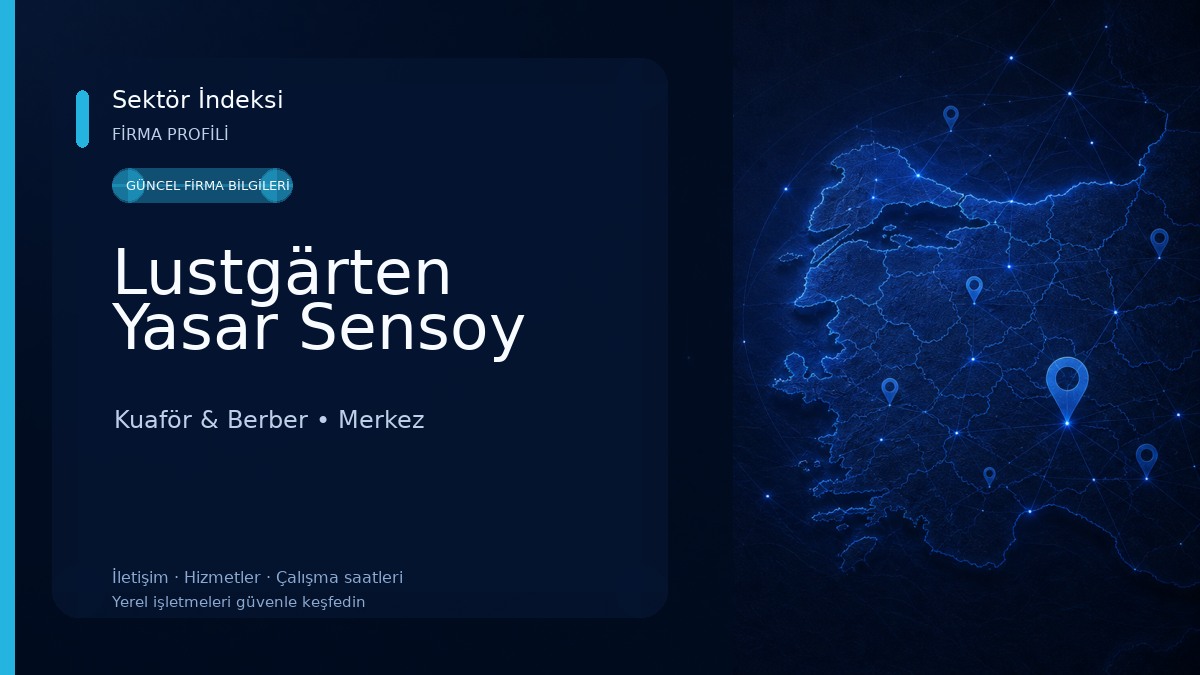 Lustgärten Yasar Sensoy