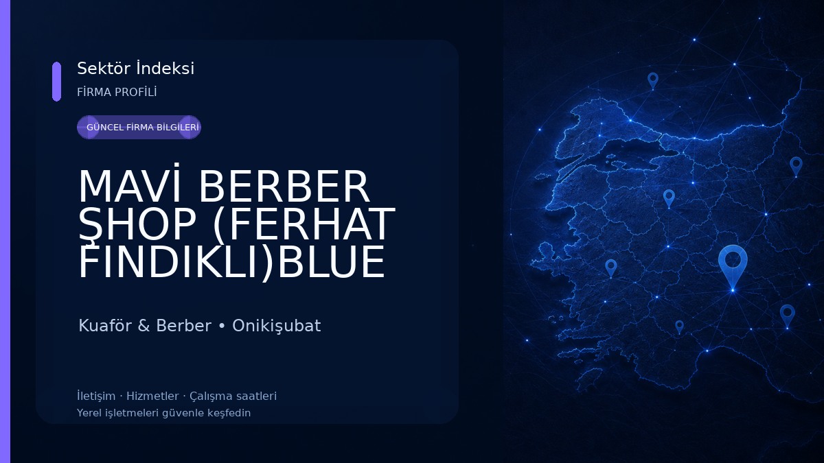 MAVİ BERBER ŞHOP (FERHAT FINDIKLI)BLUE BARBER SHOP (FERHAT FINDIKLI) Kuaför & Berber