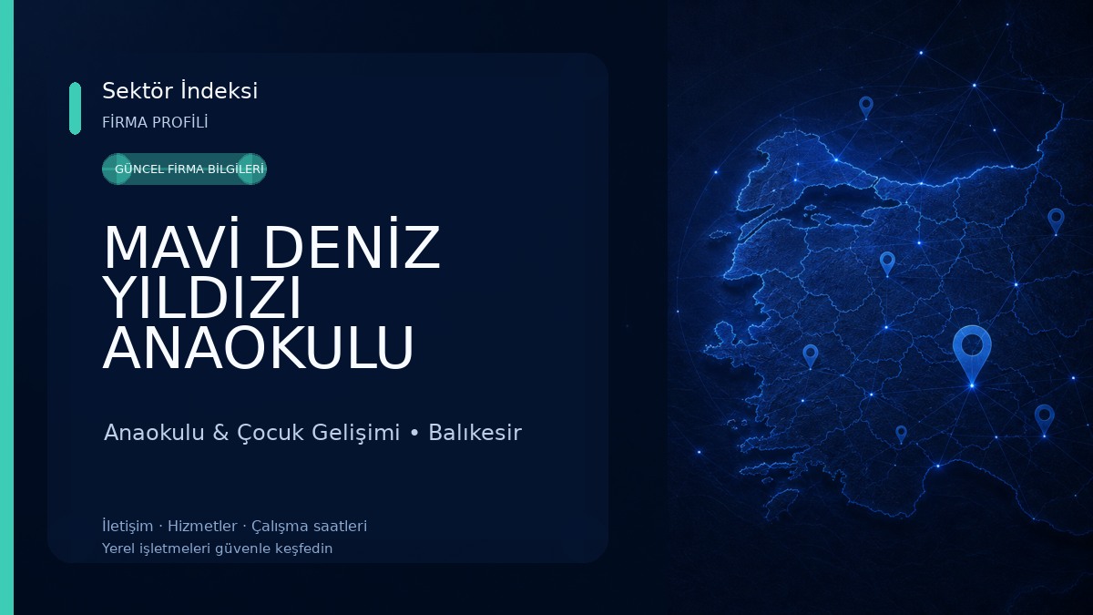 MAVİ DENİZ YILDIZI ANAOKULU Anaokulu & Çocuk Gelişimi