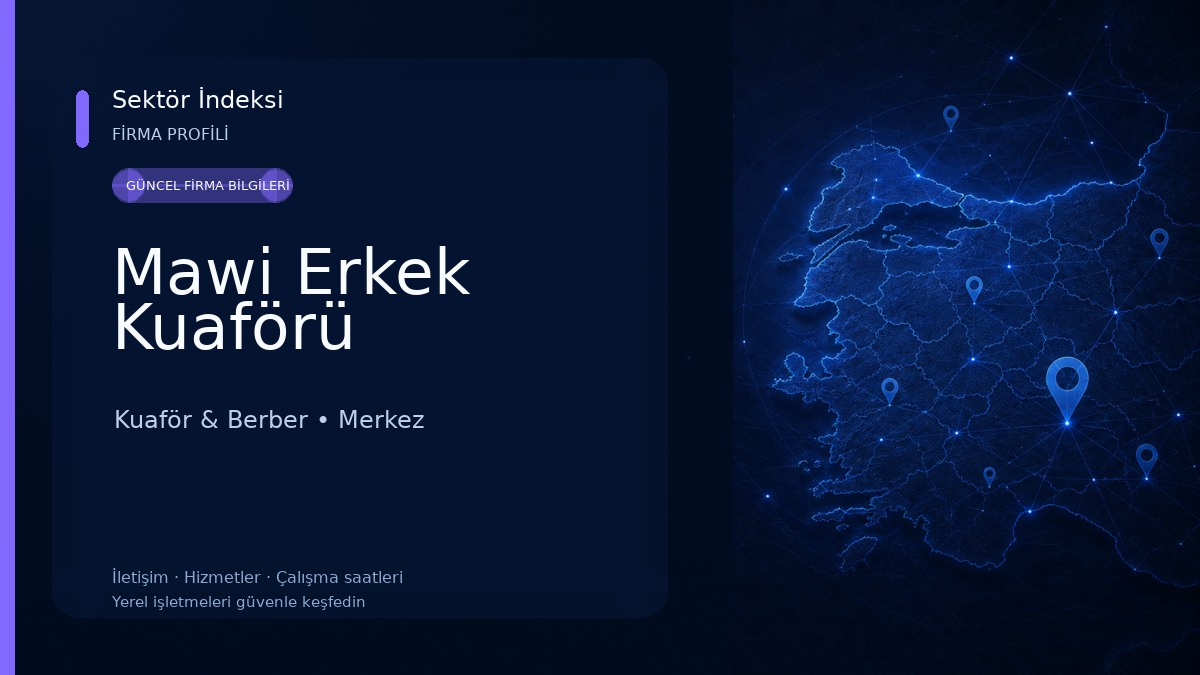 Mawi Erkek Kuaförü