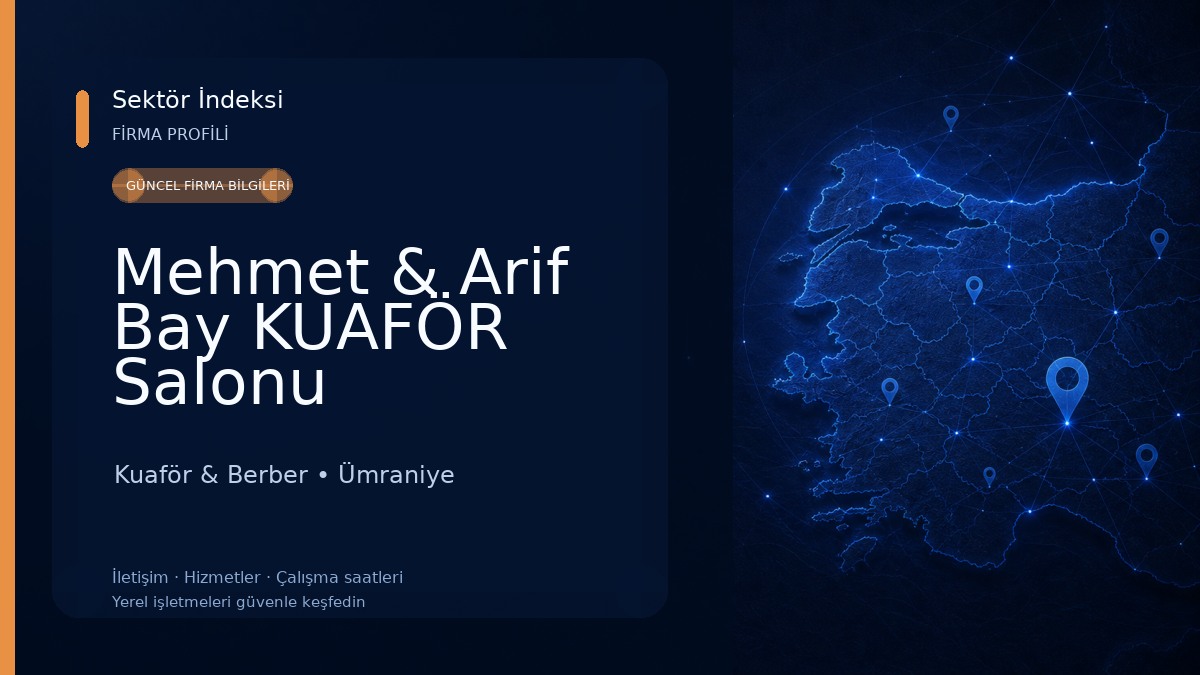Mehmet & Arif Bay KUAFÖR Salonu Kuaför & Berber