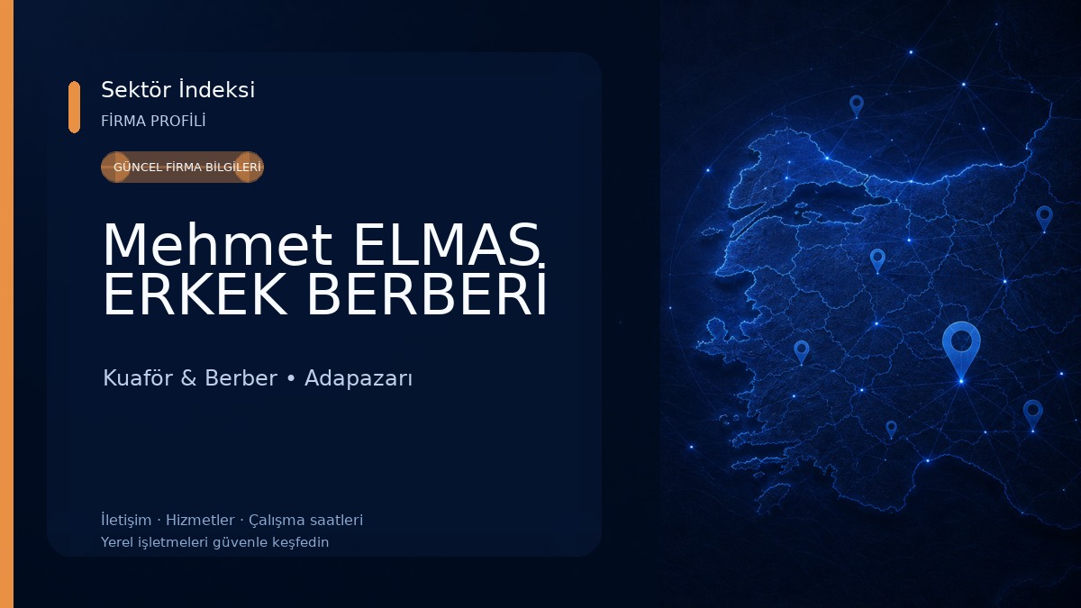 Mehmet ELMAS ERKEK BERBERİ