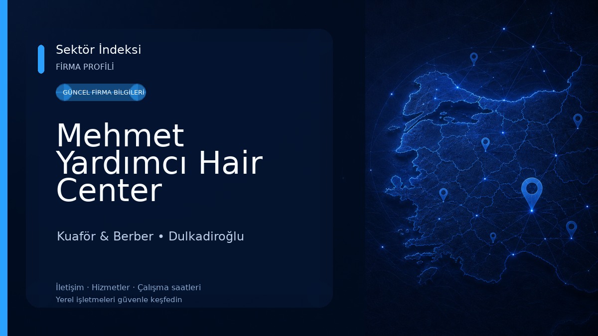 Mehmet Yardımcı Hair Center Kuaför & Berber