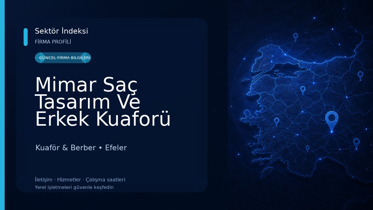 Mimar Saç Tasarım Ve Erkek Kuaforü