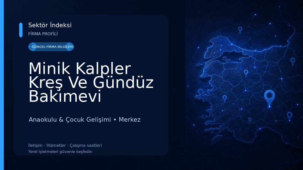 Minik Kalpler Kreş Ve Gündüz Bakımevi Anaokulu & Çocuk Gelişimi