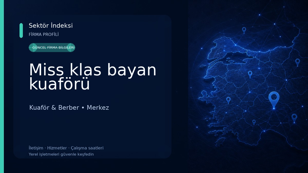 Miss klas bayan kuaförü 