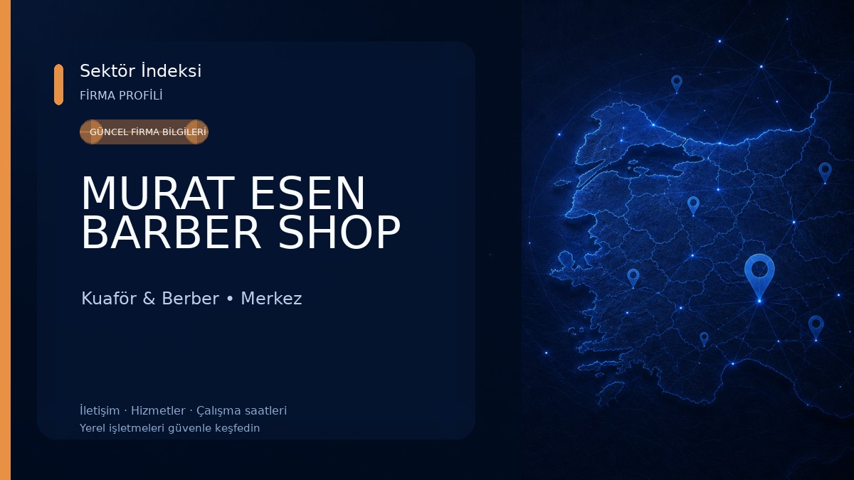 MURAT ESEN BARBER SHOP 