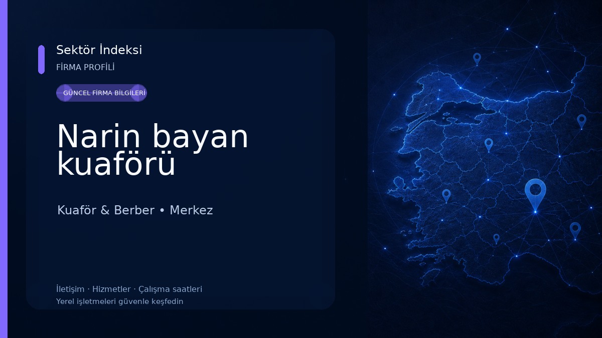 Narin bayan kuaförü Kuaför & Berber