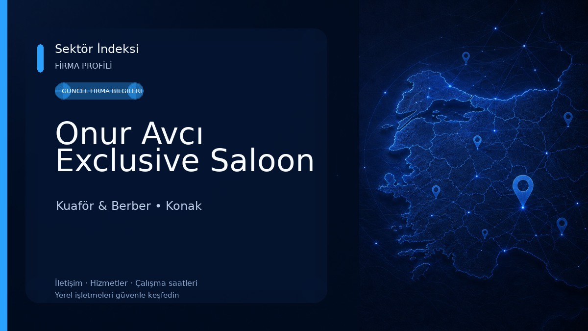 Onur Avcı Exclusive Saloon Kuaför & Berber