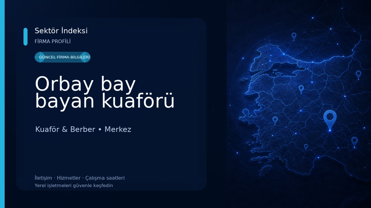 Orbay bay bayan kuaförü