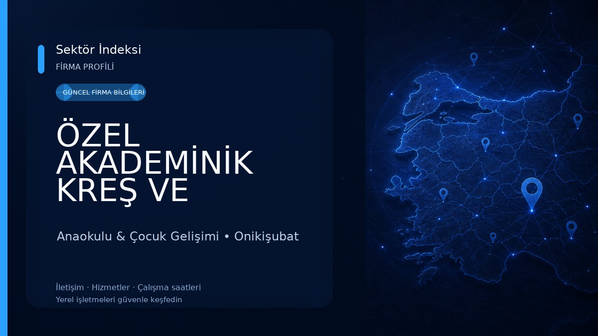 ÖZEL AKADEMİNİK KREŞ VE GÜNDÜZ BAKIM EVİ(AKADEMİNİKKENGERKREŞ) Anaokulu & Çocuk Gelişimi